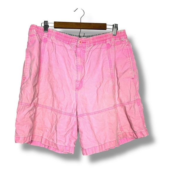 Saturdays Other - RARE Size Large VTG Board Shorts "Saturdays" Acid Wash Pink Tennis Shorts